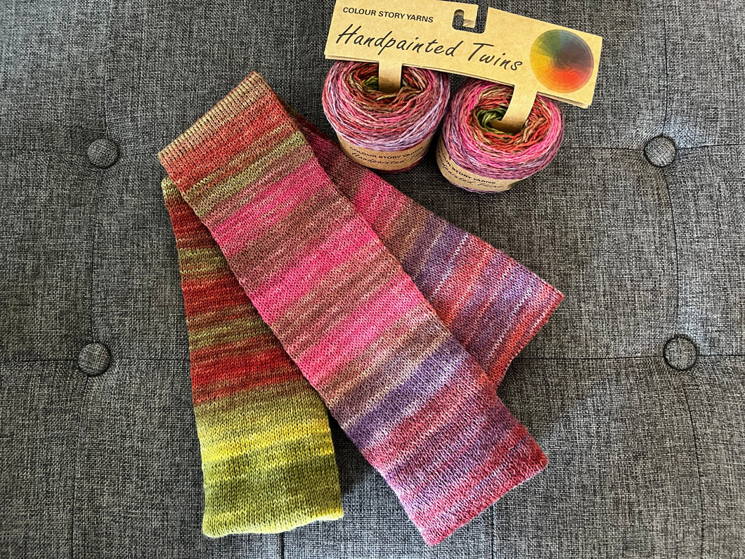 Sock Tubes - Handpainted Twins